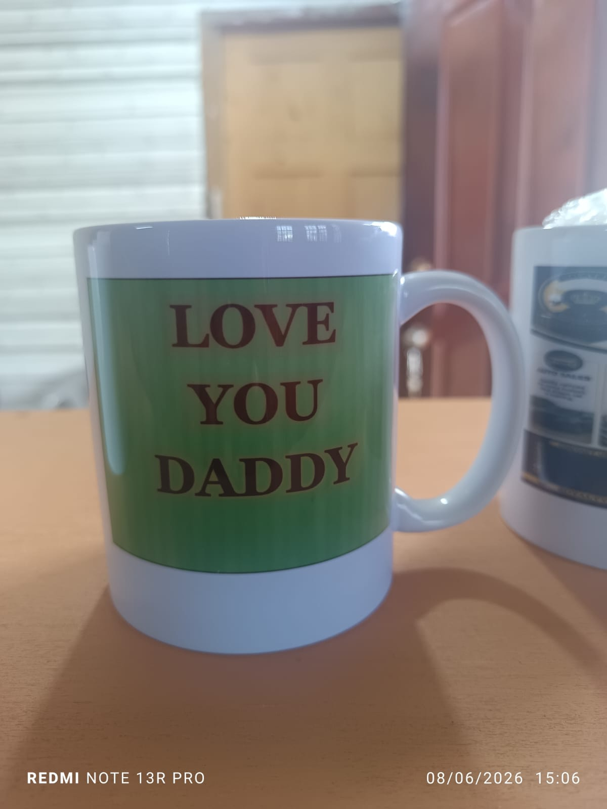 Custom Father’s Day mug — “Love You Daddy”