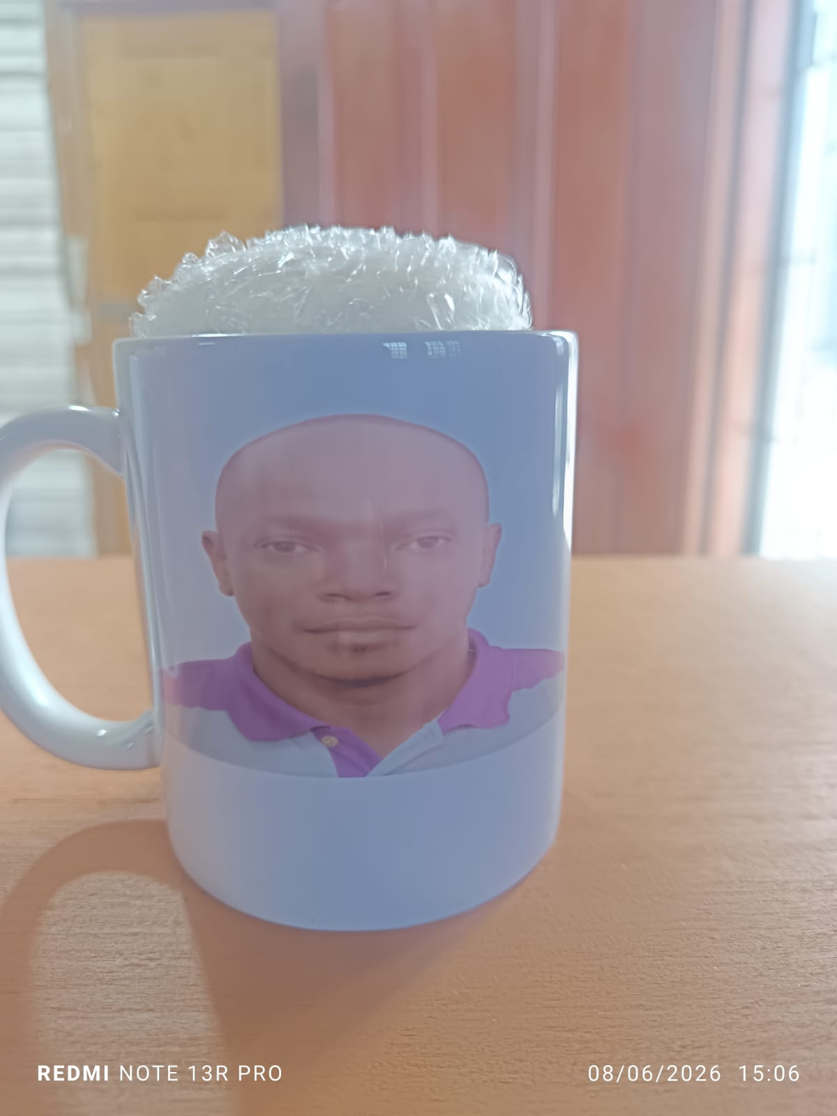 Personal photo mug printed by Royalty International